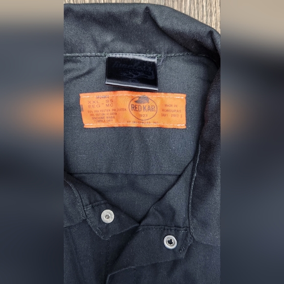 👑 ♠️ King Kerosin Hot Rod Rockabilly Retro Style Work / Garage Button-up Shirt - Picture 3 of 8